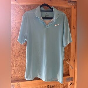 Nike Men's Sky Blue Dri-FIT Polo